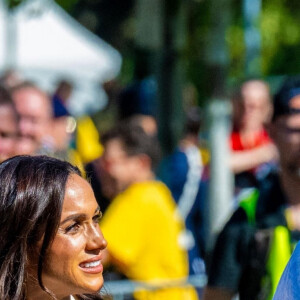 Meghan Markle et le prince Harry - Prince Harry et Meghan Markle, Invictus Games, Merkur-Spiel Arena à Düsseldorf, Jour 6, 15 septembre 2023.