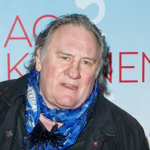 Gérard Depardieu à la première du film "he Taste of Small Things" à Berlin le 12 janvier 2023.