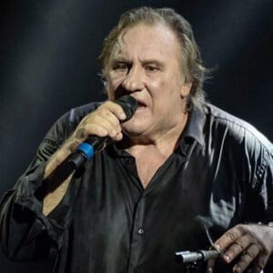 Exclusif - Gérard Depardieu s'est produit sur la scène du "Beiteddine Festival" dans le district du Chouf au Liban, le 20 juillet 2019. © Nabil Ismail / Bestimage