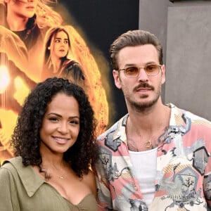 Christina Milian et M Pokora (Matt Pokora) à la première du film "Jurassic World Dominion" à Los Angeles, le 6 juin 2022. 