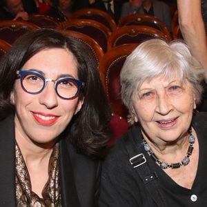 Rétro - Décès de la comédienne Juliette Carré, femme de M. Bouquet - Rima Abdul Malak (Ministre de la Culture) et Juliette Carré - 33ème « Nuit des Molières » aux Folies Bergère à Paris le 30 Mai 2022. Bertrand Rindoff / Bestimage  33rd Molieres ceremony at Folies Bergeres on May 30, 2022 in Paris, France. 