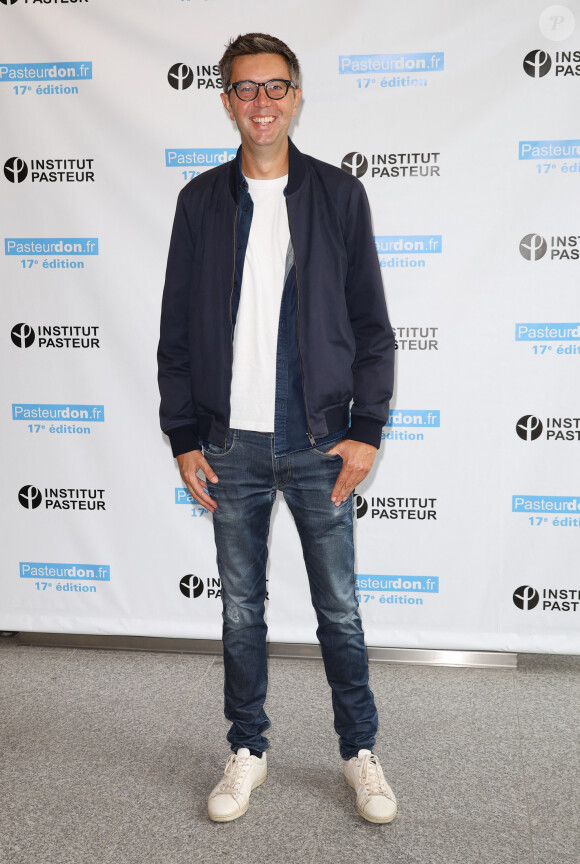 Maxime Switek lors du lancement de la 13ème édition du Pasteurdon à l'Institut Pasteur à Paris, France, le 4 octobre 2023. © Coadic Guirec/Bestimage