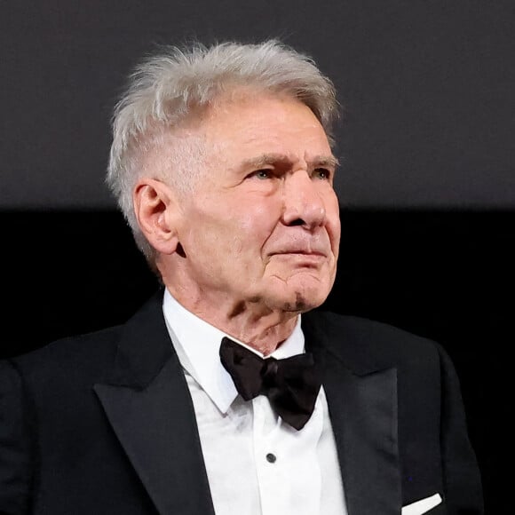 Harrison Ford reçoit une palme d'or d'honneur lors du 76ème Festival International du Film de Cannes, au Palais des Festivals à Cannes. © Borde-Jacovides-Moreau / Bestimage