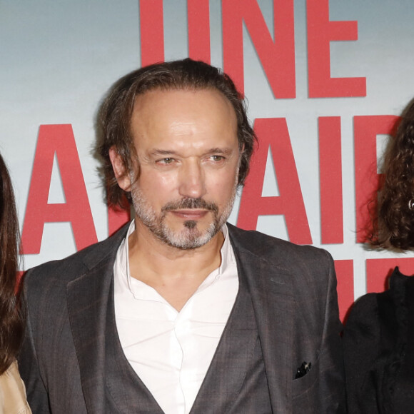 Karine Silla, Vincent Perez, Iman Perez lors de l'avant-première du film "Une affaire d'honneur" au cinéma UGC Normandie à Paris le 11 décembre 2023. © Marc Ausset-Lacroix / Bestimage 