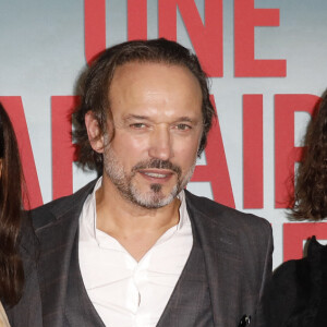 Karine Silla, Vincent Perez, Iman Perez lors de l'avant-première du film "Une affaire d'honneur" au cinéma UGC Normandie à Paris le 11 décembre 2023. © Marc Ausset-Lacroix / Bestimage 