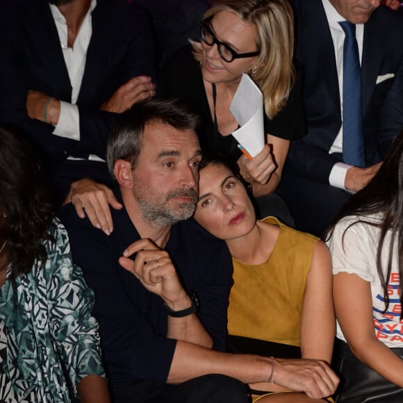 Alessandra Sublet et Clément Miserez - Soirée de la 9ème édition du "Etam Live Show" (Etam Lingerie) lors de la fashion week à Paris, le 27 septembre 2016. La marque Etam fête ses 100 ans en 2016. © Rachid Bellak/Bestimage 