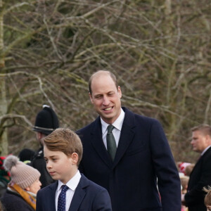 Le prince William, prince de Galles, et Catherine (Kate) Middleton, princesse de Galles, avec leurs enfants le prince George de Galles, la princesse Charlotte de Galles et le prince Louis de Galles