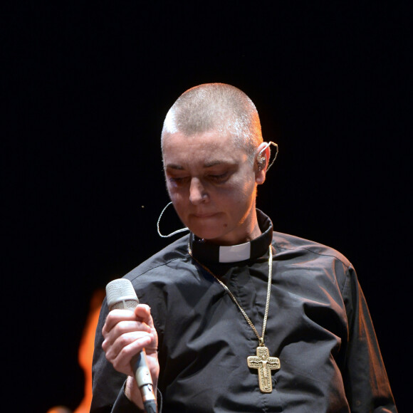 Sinead O'Connor en concert lors du festival de musique Arconati a Milan. Le 2 juillet 2013 