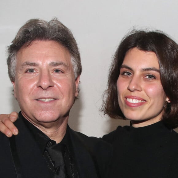 Exclusif - Roberto Alagna et sa fille Ornella dans la loge à la suite du concert de Roberto Alagna avec l'orchestre Colonne à la Salle Gaveau à Paris, le 11 Janvier 2024. © Bertrand Rindoff / Bestimage 