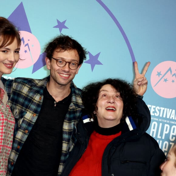 Louise Bourgoin, Xavier Lacaille, Noémie Lvosky - 27ème Festival International du Film de Comédie de l'Alpe d'Huez le 16 janvier 2024. © Dominique Jacovides/Bestimage