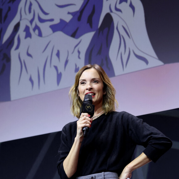 Isabelle Ithurburu - Cérémonie d'ouverture du 27ème Festival International du Film de Comédie de l'Alpe d'Huez le 15 Janvier 2024. © Dominique Jacovides/Bestimage