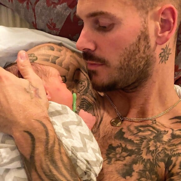 M. Pokora est devenu papa pour la première fois il y a quatre ans
M. Pokora à la naissance de son fils Isaiah.