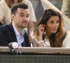 Cyril Lignac est en couple avec Déborah
Cyril Lignac et sa compagne Déborah - Les célébrités dans les tribunes lors des Internationaux de France de Tennis de Roland Garros.