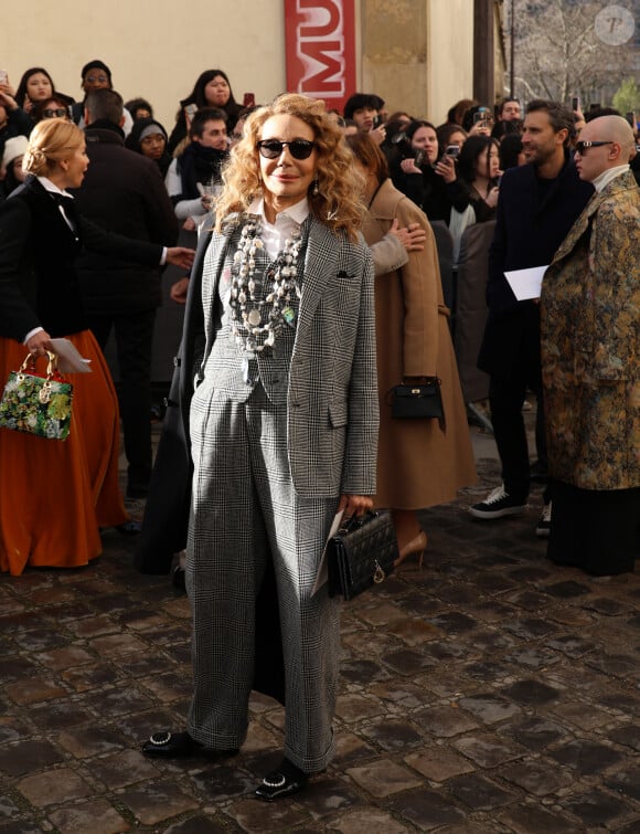 Marisa Berenson - Arrivées au défilé Dior Haute Couture Printemps/Été 2024 dans le cadre de la Fashion Week de Paris (PFW), au musée Rodin à Paris, France, le 22 janvier 2024. © Denis Guignebourg/Bestimage 