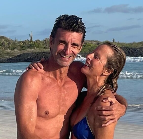 Karin Viard et son compagnon Manuel Herrero sur Instagram, le 26 février 2022.