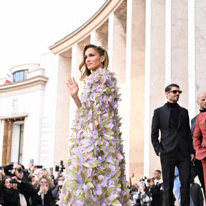 Elle manque rarement les défilés à Paris
Jennifer Lopez arrive au défilé Elie Saab Haute Couture dans le cadre de la Fashion Week de Paris (PFW) le 24 janvier 2024. © Pierre Perusseau - Tiziano Da Silva / Bestimage