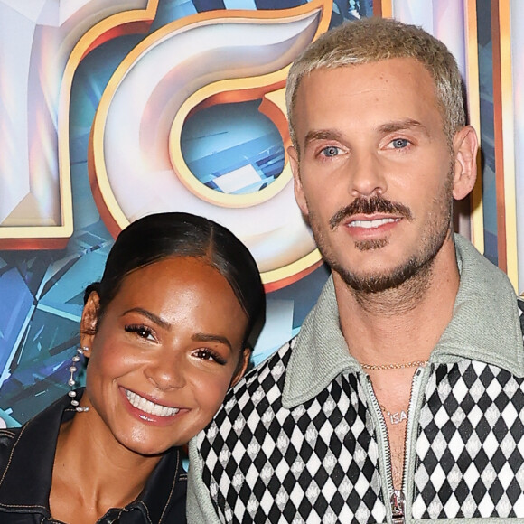 Christina Milian et son mari Matt Pokora (M.Pokora) - Avant-première du film "Les Trolls 3" au cinéma Gaumont Marignan à Paris. Le 11 octobre 2023 © Coadic Guirec / Bestimage