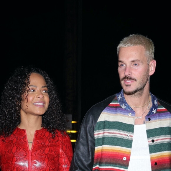 M.Pokora et Christina Milian à Los Angeles.