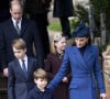 Kate Middleton a été obligée d'annuler certaines de ses obligations pour être prise en charge à la London Clinic.
Le prince William, prince de Galles, et Catherine (Kate) Middleton, princesse de Galles, avec leurs enfants le prince George de Galles, la princesse Charlotte de Galles et le prince Louis de Galles le 25 décembre 2023