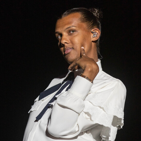 Le chanteur Stromae lors du Festival de Coachella à indio, Los Angeles, Californie, Etats-Unis, le 23 avril 2022. © Daniel DeSlover/Zuma Press/Bestimage 