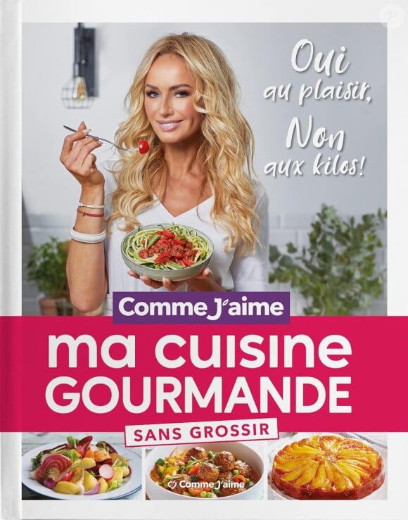 Couverture du livre "Ma cuisine saine et gourmande" publié aux éditions Comme j'aime et réédité.
