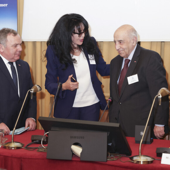 Et annonce une année 2024 très faste pour elle ! 
Exclusif - Francis Szpiner, Yamina Benguigui - Installation de Y.Benguigui à L'Académie des Sciences d'Outre-Mer par M.F.Szpiner - Paris le 26/01/2024 - © Jack Tribeca / Bestimage