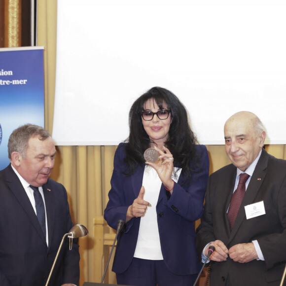 Exclusif - Francis Szpiner, Yamina Benguigui - Installation de Y.Benguigui à L'Académie des Sciences d'Outre-Mer par M.F.Szpiner - Paris le 26/01/2024 - © Jack Tribeca / Bestimage 