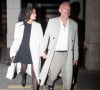 Tous les deux sont en couple depuis quelques mois seulement. 
Vincent Cassel et sa compagne Narah Baptista à la sortie d'un dîner à l'hôtel "Costes" lors de la Fashion Week de Paris (PFW), le 18 janvier 2024. 