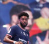 Un vigile serait intervenu pour maintenir le joueur sur place jusqu'à l'arrivée des policiers
 
Benoit Kounkoud (Paris Saint-Germain) - Quart de finale de la Coupe de France de handball entre le Psg et Montpellier (41-24) à Paris le 21 avril 2022.
