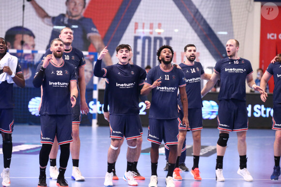 Benoît Kounkoud - Handball EHF Champions League "PSG - Flensburg (33-30)" à Paris, le 24 février 2022.