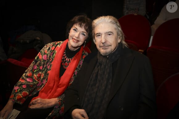 Exclusif - Anny Duperey, Serge Lama au théâtre de Passy pour fêter ses 50 ans de carrière le 4 janvier 2024 à Paris. © Jack Tribeca / Bestimage