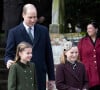 Elle vient tout simplement de passer une année noire.
Le prince William, la princesse Charlotte et Mia Tindall - Les membres de la famille royale britannique lors de la messe du matin de Noël en l'église St-Mary Magdalene à Sandringham, le 25 décembre 2023.