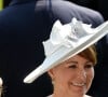 Son business, Party Pieces, spécialisé dans la vente de décoration et d'accessoires de fête, a fait faillite.
Carole Middleton - La famille royale d'Angleterre lors de la première journée des courses hippiques "Royal Ascot" le 20 juin 2017.