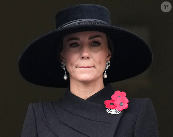 Catherine Kate Middleton, princesse de Galles - Les membres de la famille royale d'Angleterre et les personnalités lors du "Remembrance Sunday Service" à Londres le 13 novembre 2022. 