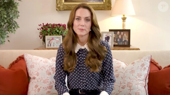 Catherine (Kate) Middleton, princesse de Galles, enregistre un message video pour la campagne pour "Taking Action on Addiction" 