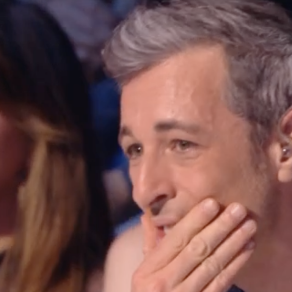 Michaël Goldman en larmes lors de la finale de la "Star Academy", TF1