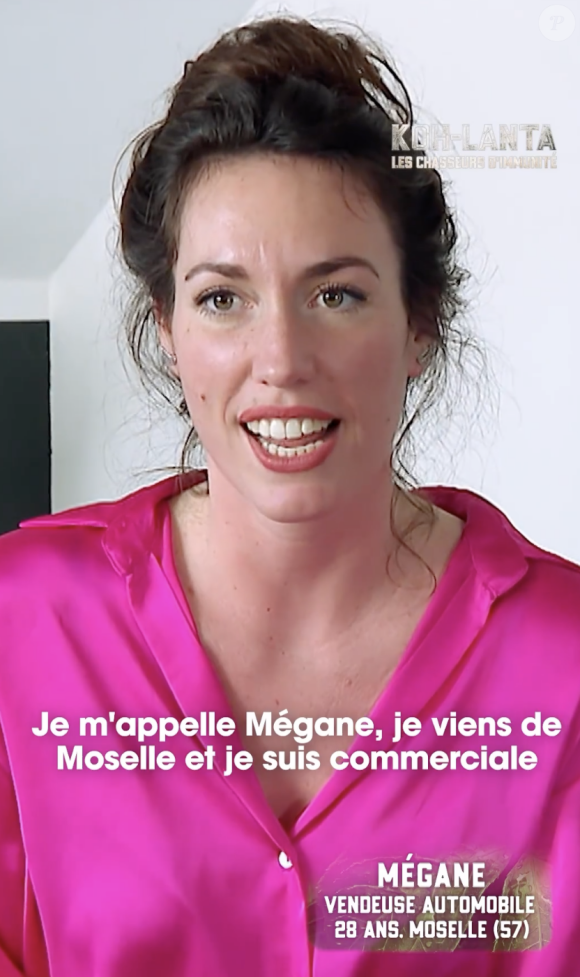 Capture d'écran de la vidéo de présentation de Mégane, candidate de Koh-Lanta 2024