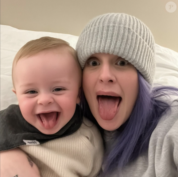 Kelly Osbourne et son fils Sidney. Instagram. Le 25 janvier 2024.