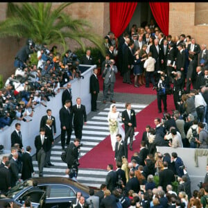Comme de nombreux princes ce jour-là !
Mariage du prince Emmanuel-Philibert de Savoie et Clotilde Courau à la basilique Sainte-Marie des Anges à Rome le 25 septembre 2003