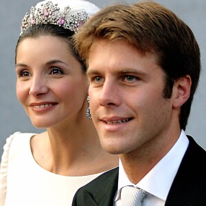 Mariage du prince Emmanuel-Philibert de Savoie et Clotilde Courau à la basilique Sainte-Marie des Anges à Rome le 25 septembre 2003