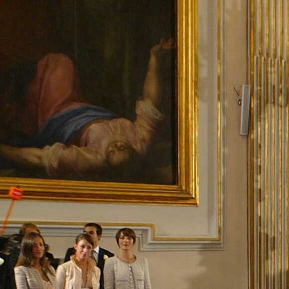 Mariage du prince Emmanuel-Philibert de Savoie et Clotilde Courau à la basilique Sainte-Marie des Anges à Rome le 25 septembre 2003