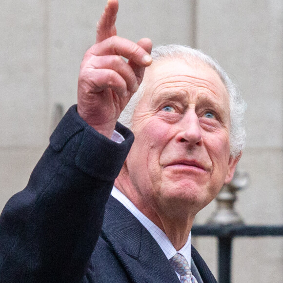 Le roi Charles III d'Angleterre quitte la London Clinic à Londres, Royaume Uni, 29 janvier 2024, où le roi Charles avait subi une intervention pour une hypertrophie de la prostate. © Tayfun Salci/ZUMA Press/Bestimage