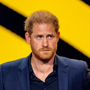 Le prince Harry Duc de Sussex lors de la cérémonie de clôture des Invictus Games 2023 à Dusseldorf le 16 septembre 2023 Pictured: Prince Harry