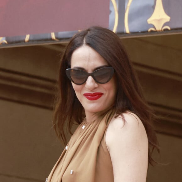 Sofia Essaidi Les arrivées du défilé Stéphane Rolland à l'Opéra garnier à paris mardi 4 juillet 2023, lors de la Fashion Week haute couture automne-hiver 2023-2024.