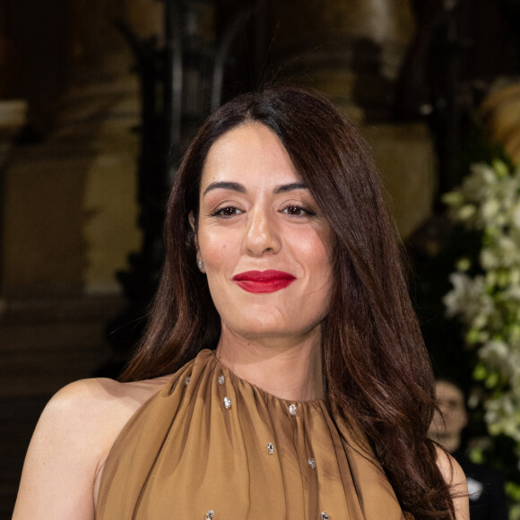 Sofia Essaidi Les arrivées du défilé Stéphane Rolland à l'Opéra garnier à paris mardi 4 juillet 2023, lors de la Fashion Week haute couture automne-hiver 2023-2024.