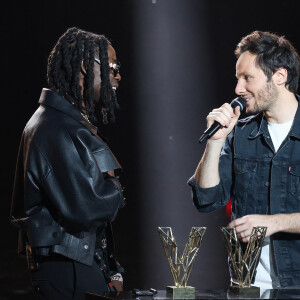 Gazo et Vianney - 39ème cérémonie des Victoires de la musique à la Seine musicale de Boulogne-Billancourt, France, le 9 février 2024. © Coadic Guirec/Bestimage 