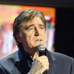 Exclusif - Serge Lama - Enregistrement de l'émission "Hier Encore" avec Charles Aznavour à l'Olympia le 20 mai 2014.