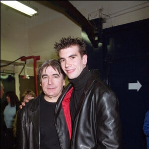 Serge Lama et son fils Frédéric - Le chanteur fête ses 40 ans de carrière à Bercy ainsi que ses 60 ans