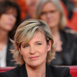 Celine Geraud - Enregistrement de l'emission "Vivement Dimanche" a Paris le 12 Decembre et qui sera diffusee le 16 Decembre 2012.