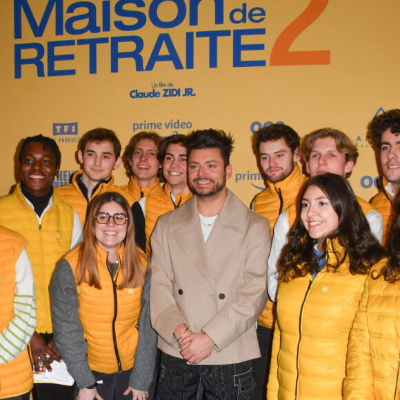 Kev Adams - Avant-première du film "Maison de Retraite 2" au cinéma Le Grand Rex à Paris le 13 février 2024.